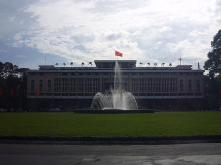 Front of Reunification Palace