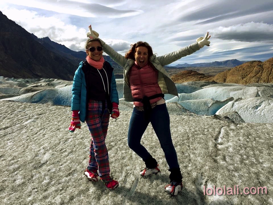 Grietas en el Glaciar Viedma