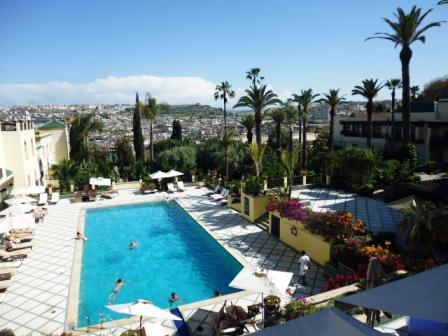 Medina's view from Sofitel Hotel and its pool