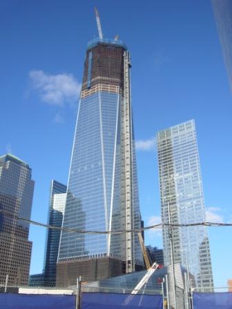 One World Trade Center o Freedom Tower poco antes de su inauguración